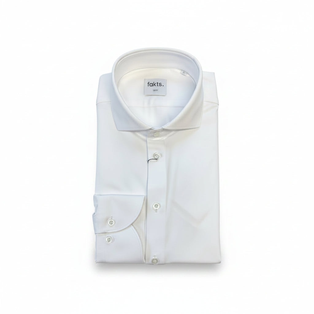 fakts. weiss Shirt Slim Fit Leisure