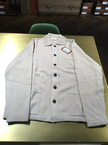 Strickjacke FLY3 Dunkelblau / Beige