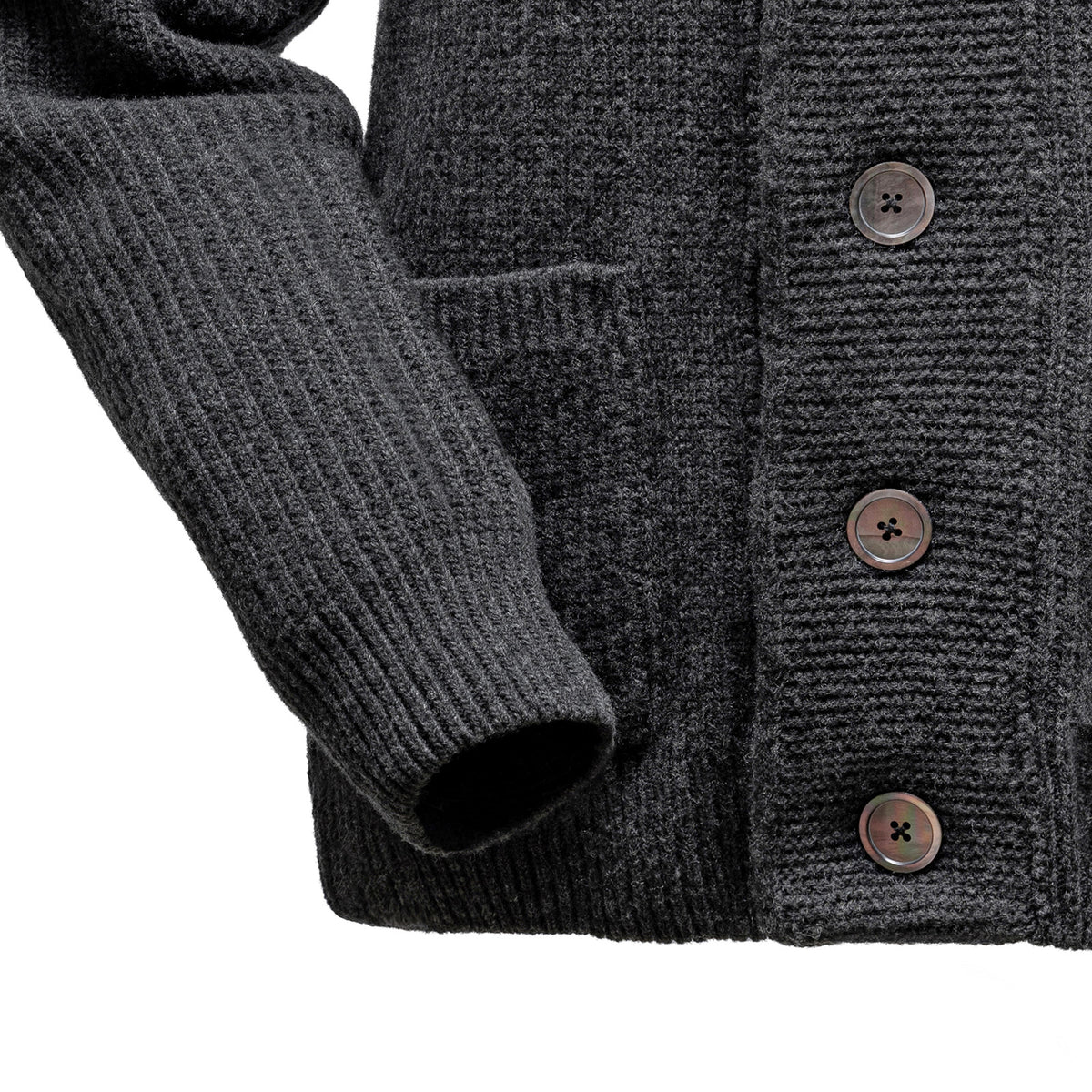 Borélios Cardigan mit Schalkragen